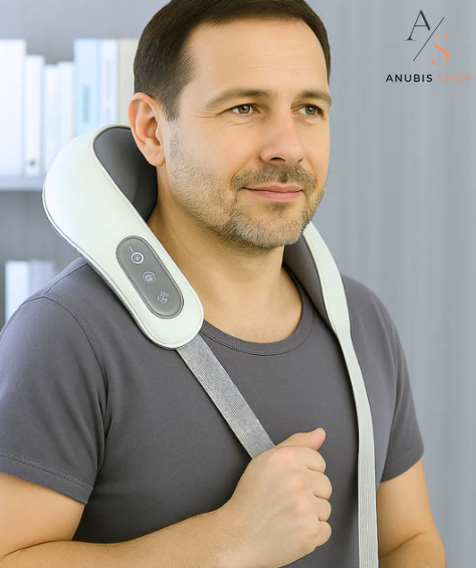 ThermaLuxe® Masajeador de Cuello y Espalda Inteligente