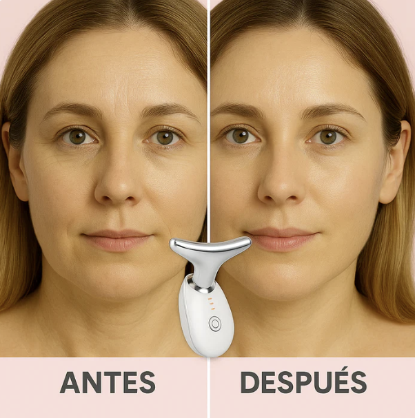 GlowLuxury™ | Masajeador Facial LED Reafirmante