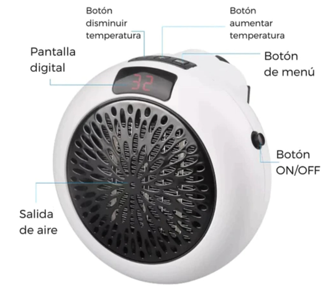 Calefactor Termocerámico Portátil