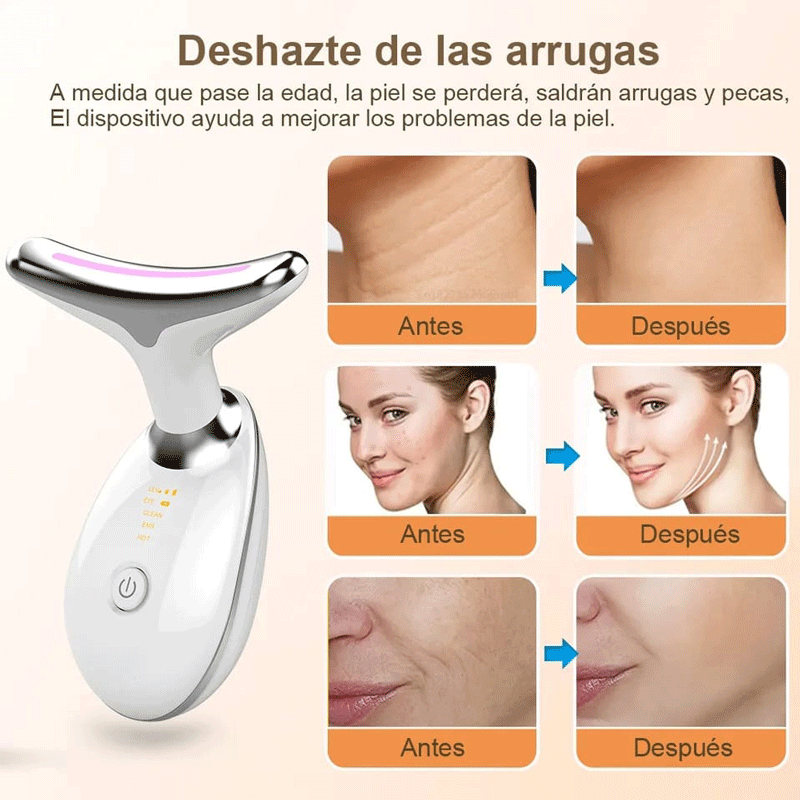 GlowLuxury™ | Masajeador Facial LED Reafirmante