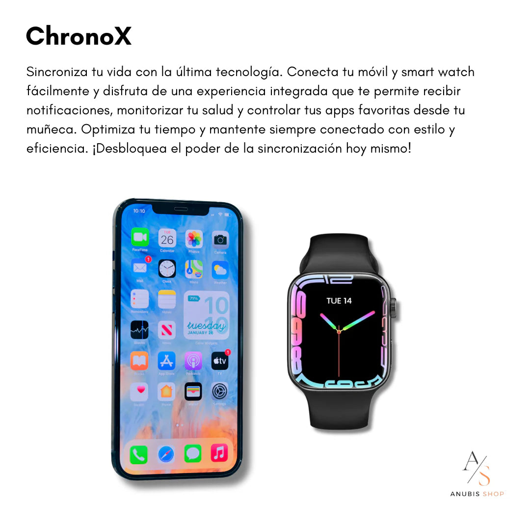 Smart Watch ChronoX Negro